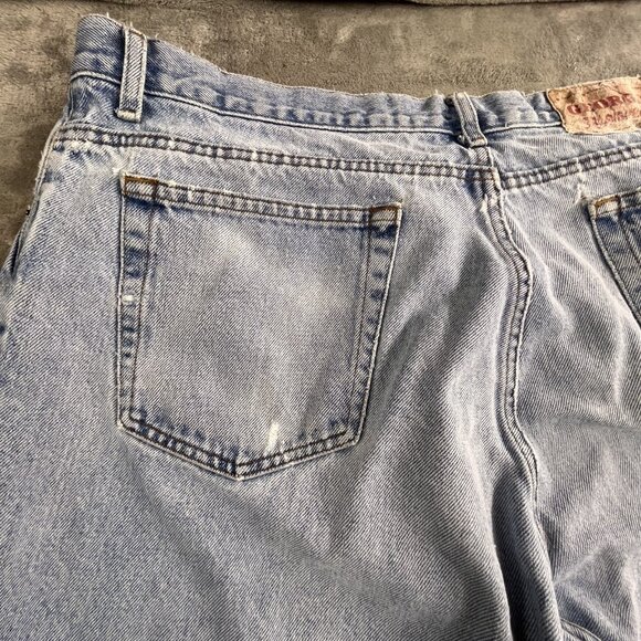 Vintage Georgia Jean Co Jeans Womens 18 Light Wash Relaxed Tapered Denim 90s Y2K - Picture 7 of 16